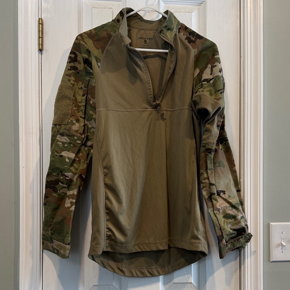 Propper Olive Tactical Shirt. Size S/R. Pre owned.